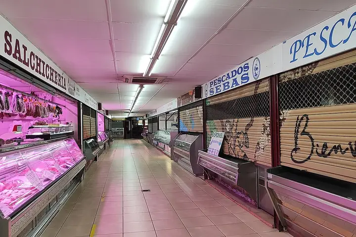 Puestos de mercado tradicional en México